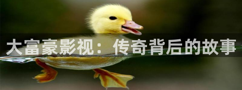 桔子碰在线视频：大富豪影视：传奇背后的故事